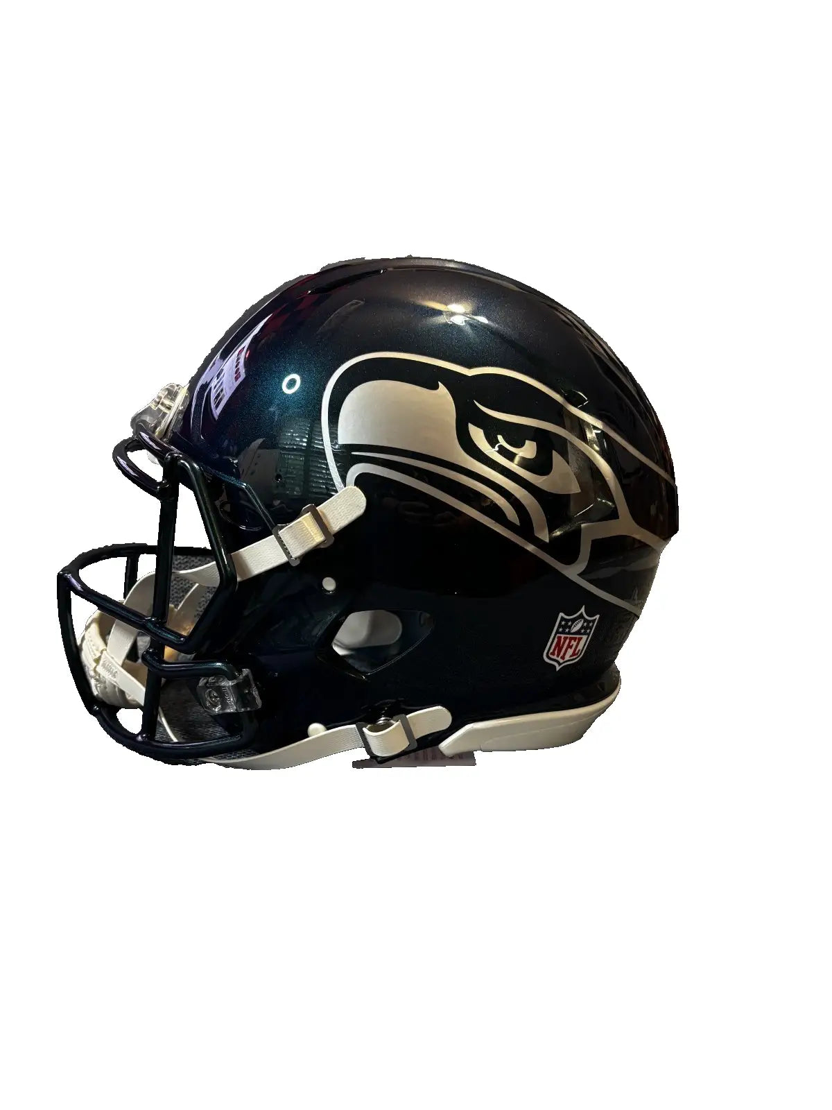 Steve Largent Signed Seahawks Full Size Authentic Speed Helmet HOF 95 Fanatics - Sports Memorabilia