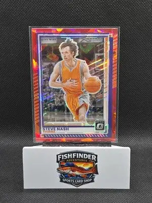 Steve Nash 2025-26 Panini Donruss #126 RED CRACKED ICE Optic Prizm Phoenix Suns - Basketball Card Single
