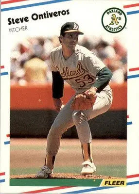 Steve Ontiveros - 1988 Fleer - #289 - Baseball - Baseball Card Single