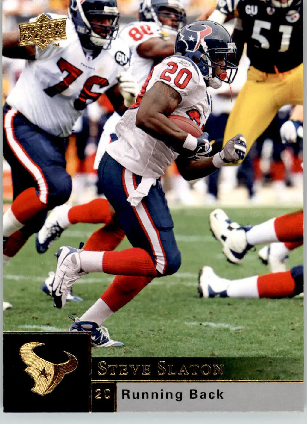 Steve Slaton - 2009 Upper Deck - #78 - Football - Football Card Single