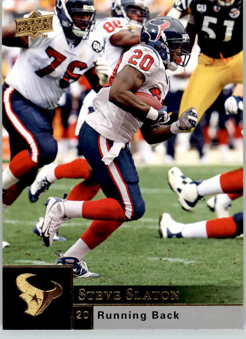 Steve Slaton - 2009 Upper Deck - #78 - Football - Football Card Single