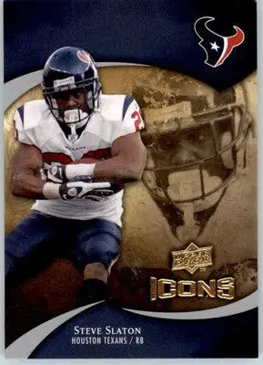 Steve Slaton - 2009 Upper Deck Icons - #87 - Football - Football Card Single