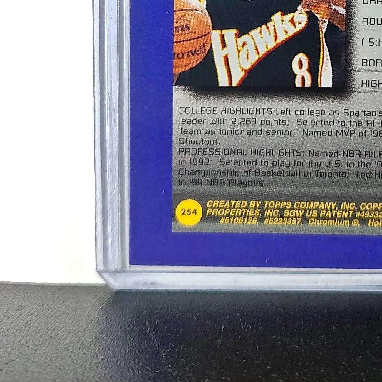 Steve Smith 1994-95 Topps Finest #254 Collegiate Best