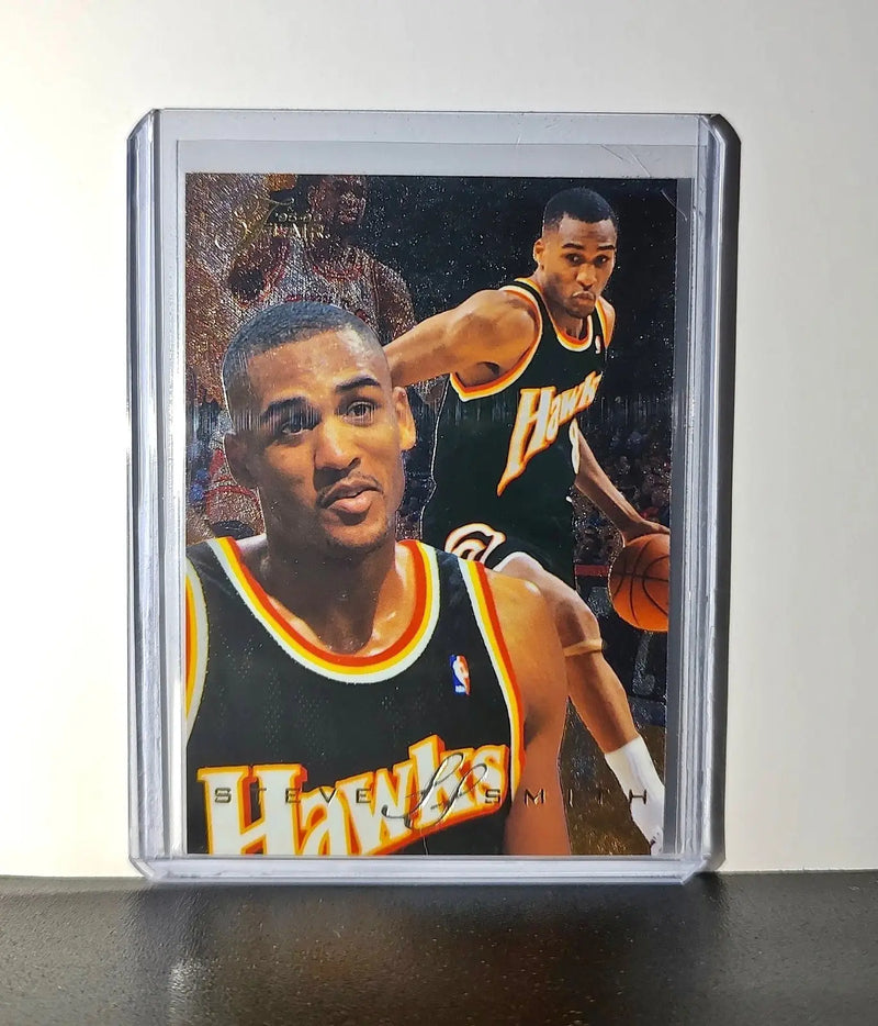 Steve Smith 1995-96 Flair NBA #4 Card Atlanta Hawks