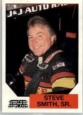 Steve Smith Sr. - 1990 World of Outlaws - #42 - Racing - Racing Card Single