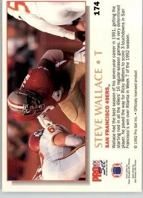Steve Wallace - 1992 Pro Set Power - #174 - Football - Football Card Single