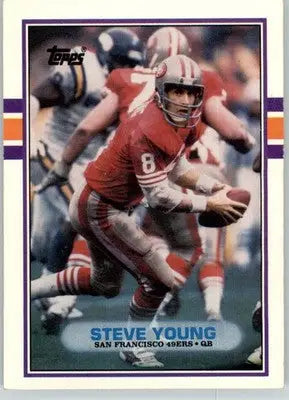 Steve Young - 1989 Topps Traded - #24T - Football - Football Card Single