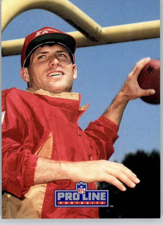 Steve Young - 1991 Pro Line Portraits - #8 - Football - Football Card Single
