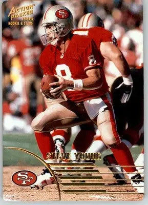 Steve Young - 1995 Action Packed Rookies & Stars - #1 - Football - Football Card Single