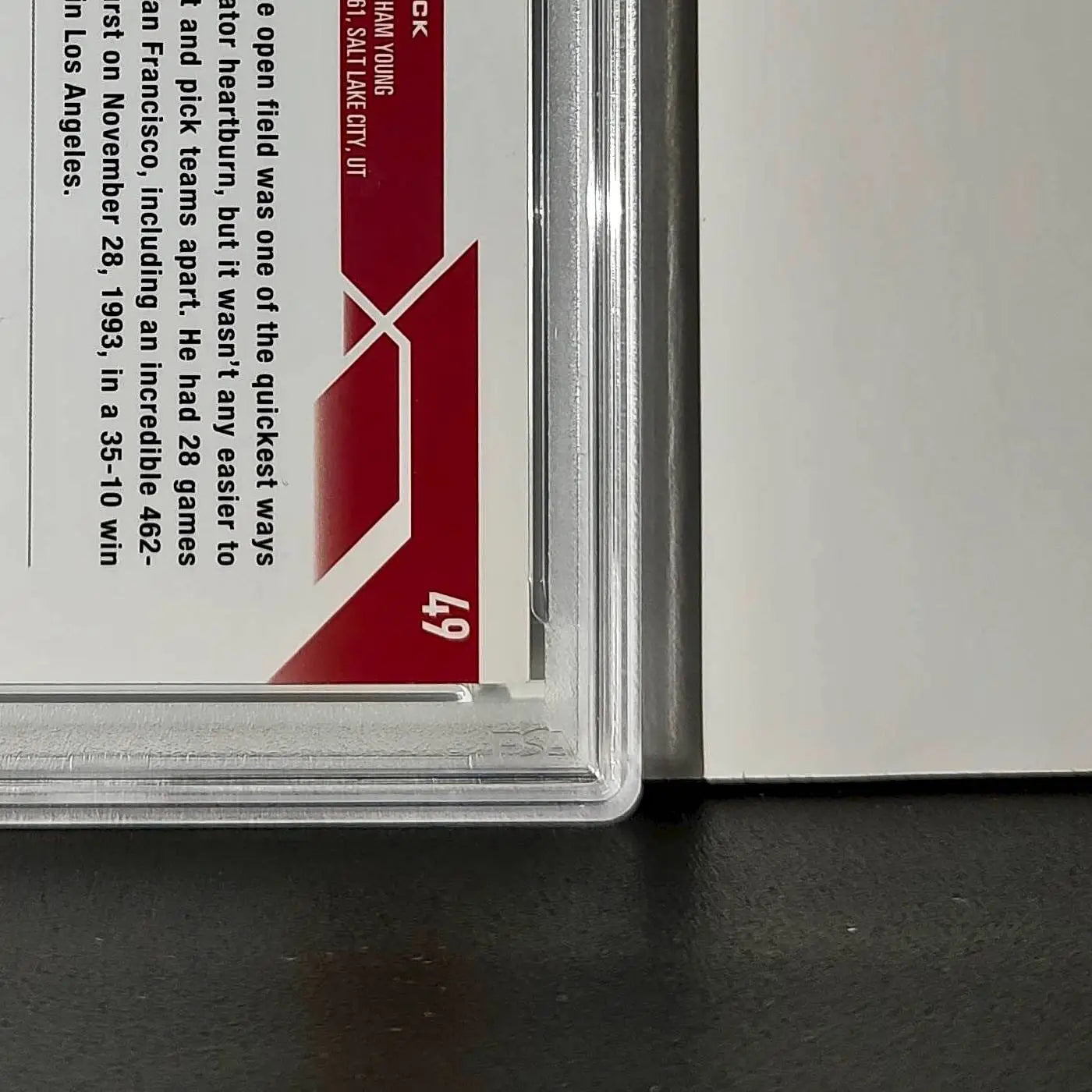 Steve Young 2023 Topps Chrome #49 Sepia Refractors PSA 9 Mint
