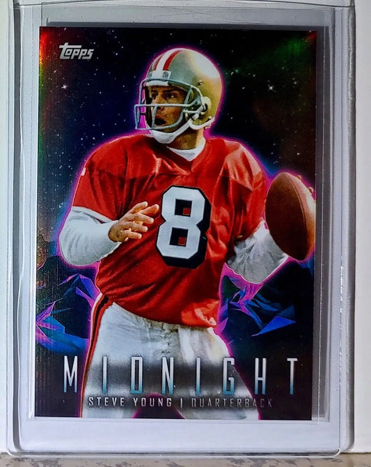 Steve Young 2023 Topps Midnight NFL #344 Football Card San Francisco 49ers - Football Card Single