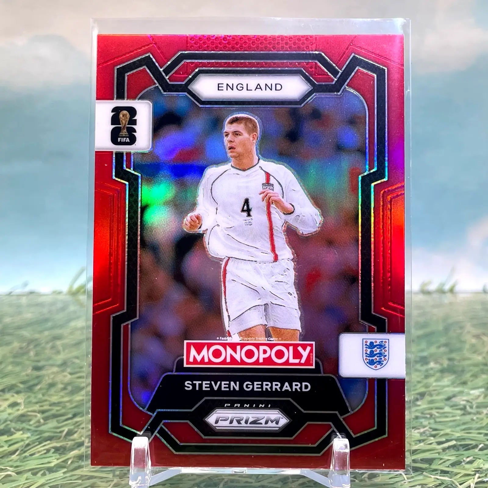 STEVEN GERRARD 2026 Panini Prizm Monopoly FIFA World Cup #23 Red Prizm - Soccer Card Single