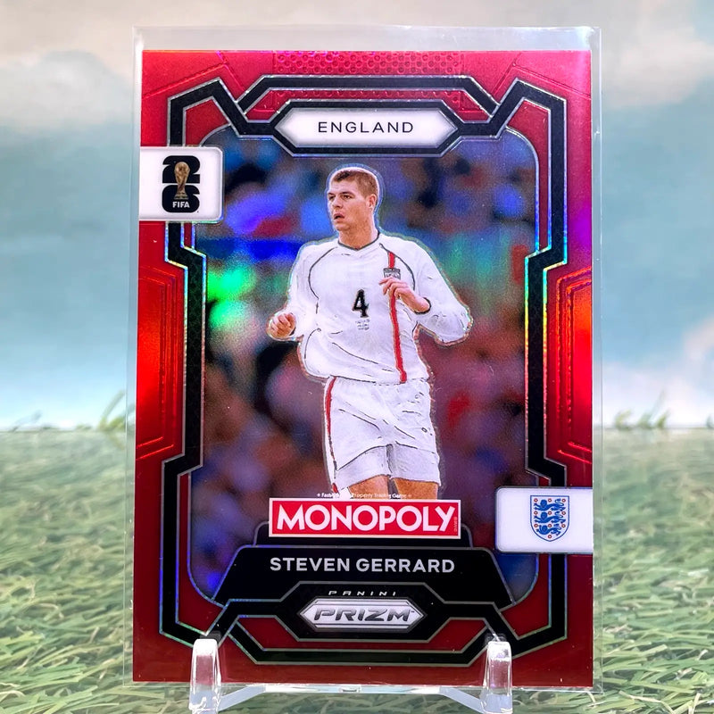 STEVEN GERRARD 2026 Panini Prizm Monopoly FIFA World Cup #23 Red Prizm - Soccer Card Single