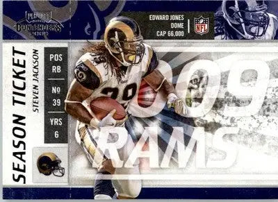 Steven Jackson - 2009 Playoff Contenders - #91 - Football - Football Card Single