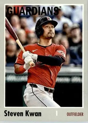 Steven Kwan - 2024 Topps Archives - #142 - Baseball - Baseball Card Single