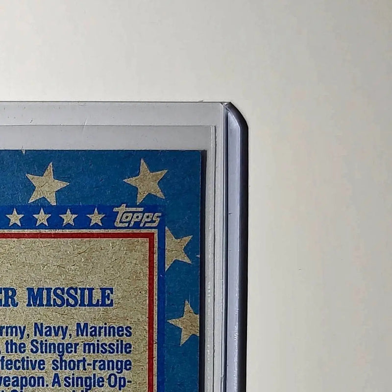 Stinger Missile 1991 Topps Desert Storm #89 Card