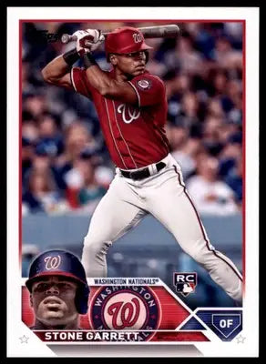 Stone Garrett Rookie 2023 Topps #498 Washington Nationals - Baseball Card Single