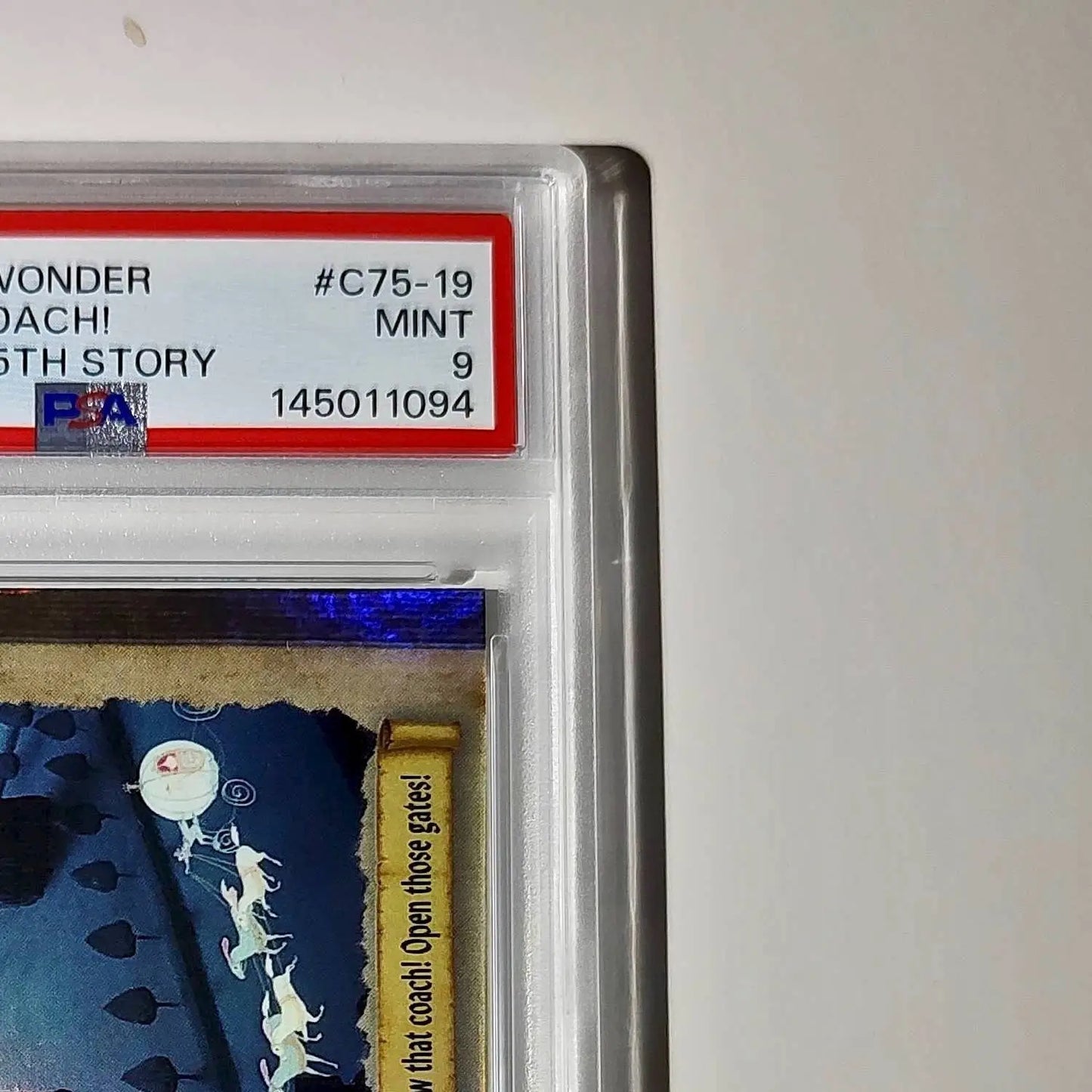 Stop that coach! Close gates! 2025 Topps Disney #C75-19 PSA 9 - Non-Sports Card Single