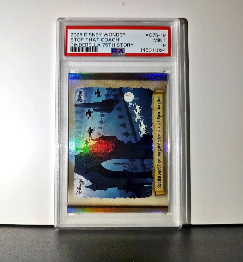 Stop that coach! Close gates! 2025 Topps Disney #C75-19 PSA 9 - Non-Sports Card Single