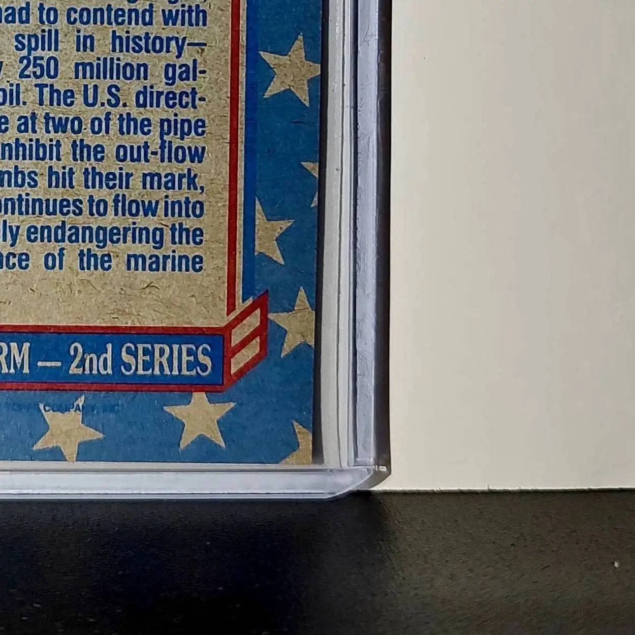 Stopping the Oil’s Flow 1991 Topps Desert Storm #170 Card