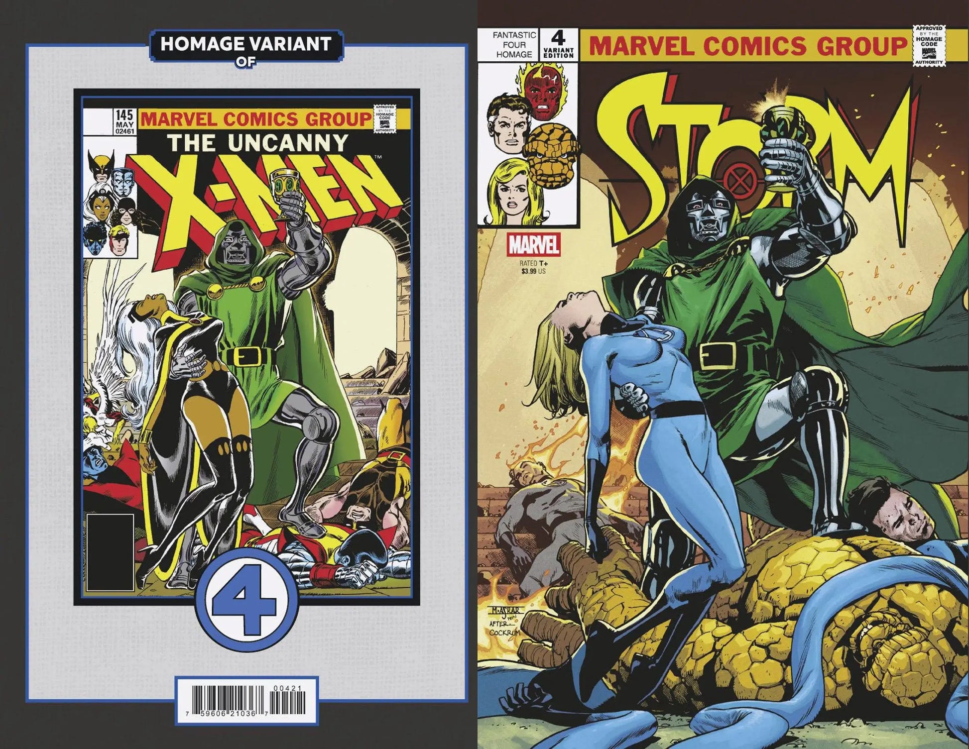 Storm #4 Mahmud Asrar Fantastic Four Homage Variant - Comic Book