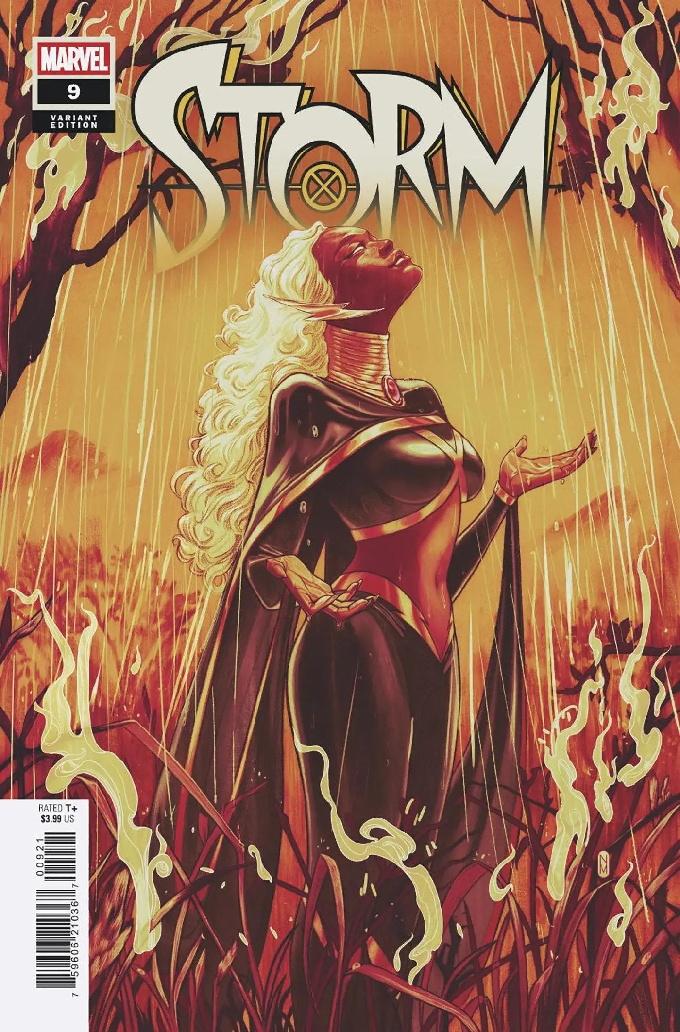 Storm comic book cover featuring cosmic entity artwork in the Storm #9 Nimit Malavia Variant