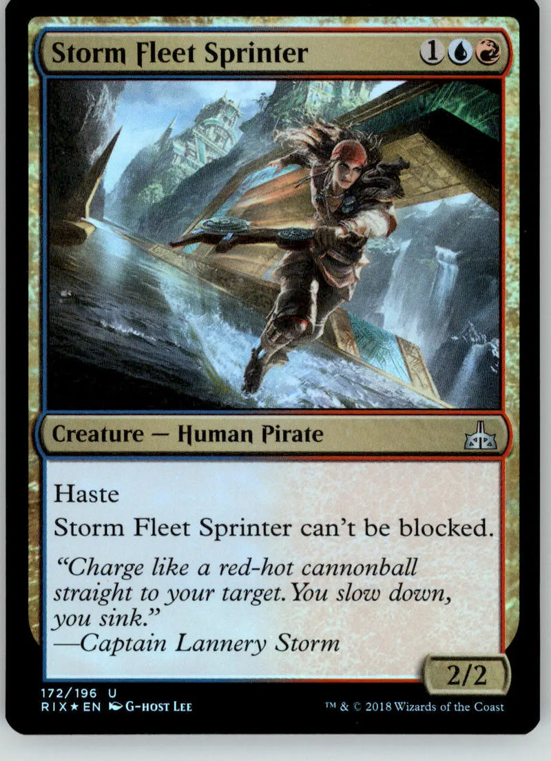 Storm Fleet Sprinter - Rivals of Ixalan - 172 - NM Magic: The Gathering - Magic Card Single