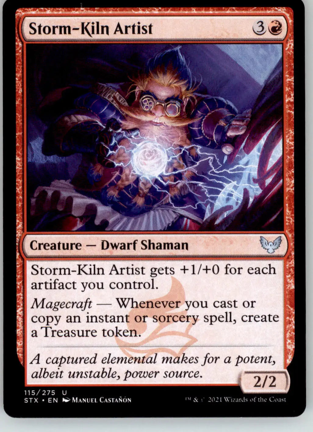 Storm-Kiln Artist - Strixhaven: School of Mages - 115 - NM Magic: The Gathering
