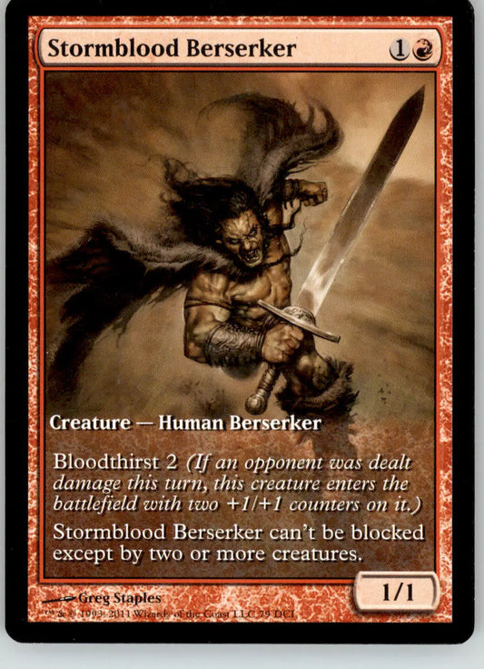 Stormblood Berserker - Game Day Promo - 156 - MP Magic: The Gathering - Magic Card Single