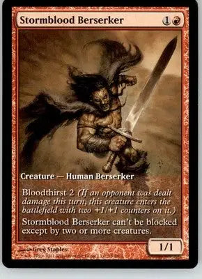 Stormblood Berserker - Game Day Promo - 156 - MP Magic: The Gathering - Magic Card Single