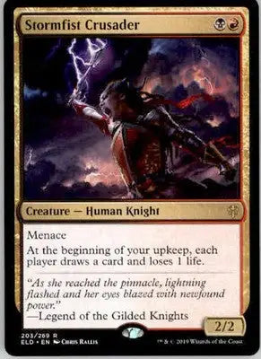 Stormfist Crusader - Throne of Eldraine - 203 - NM - Magic Card Single