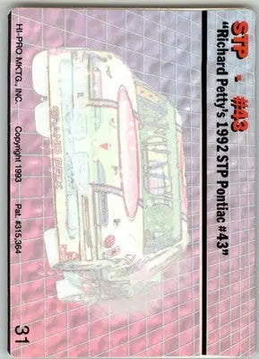 STP #43 - 1993 Action Packed - #82 - Racing - Racing Card Single