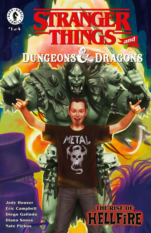 Stranger Things And Dungeons & Dragons: The Rise Of Hellfire #1 (Cover C) (Rebeca Pueblar) - Comic Book
