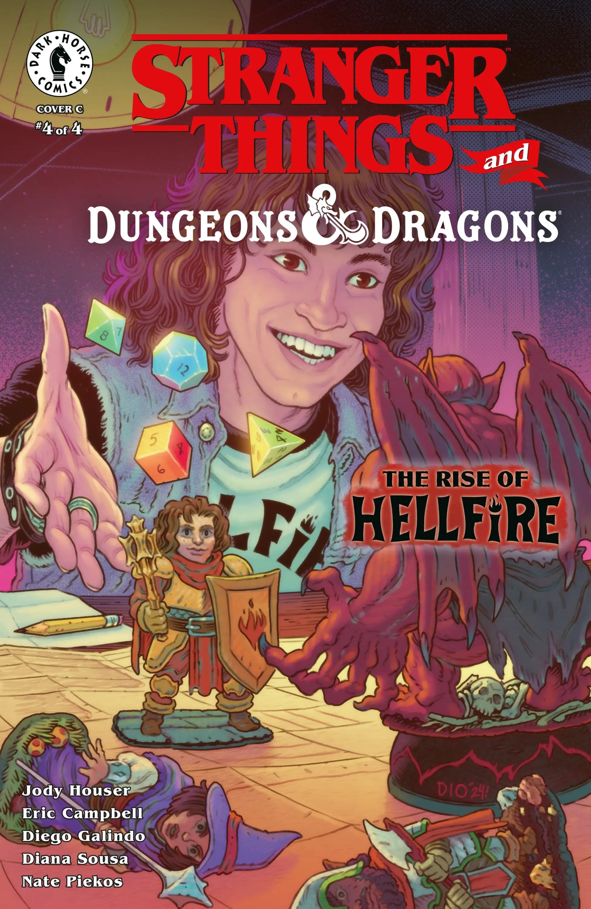 Stranger Things and Dungeons & Dragons comic book featuring Eddie Munson and series finale elements