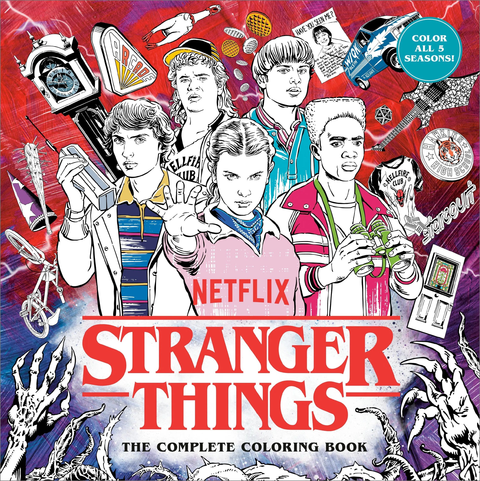 Stranger Things: The Complete Coloring Book (Color All Five Seasons!) - Entertainment Memorabilia