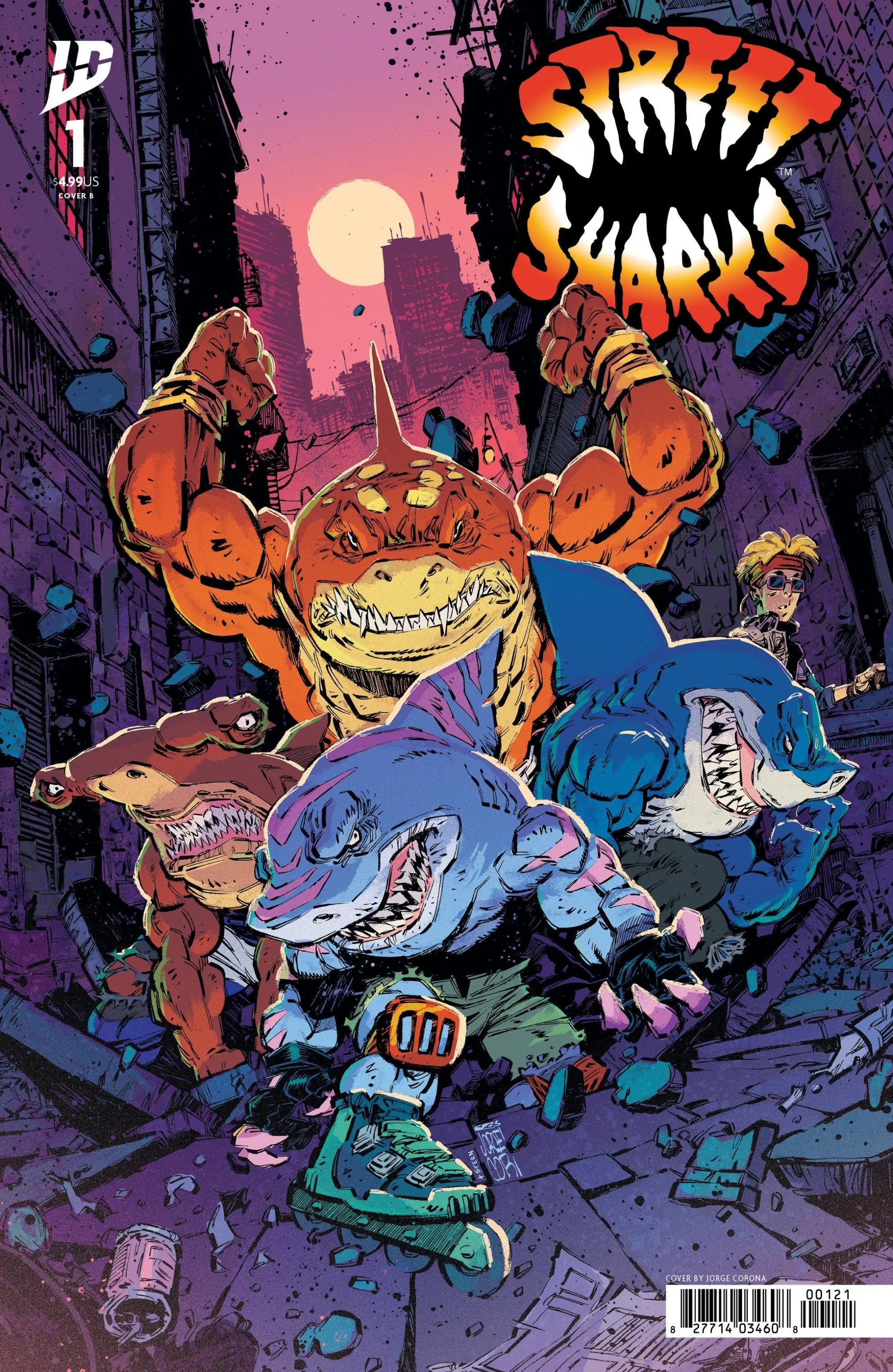 Street Sharks #1 Variant B (Corona) - Back Issues
