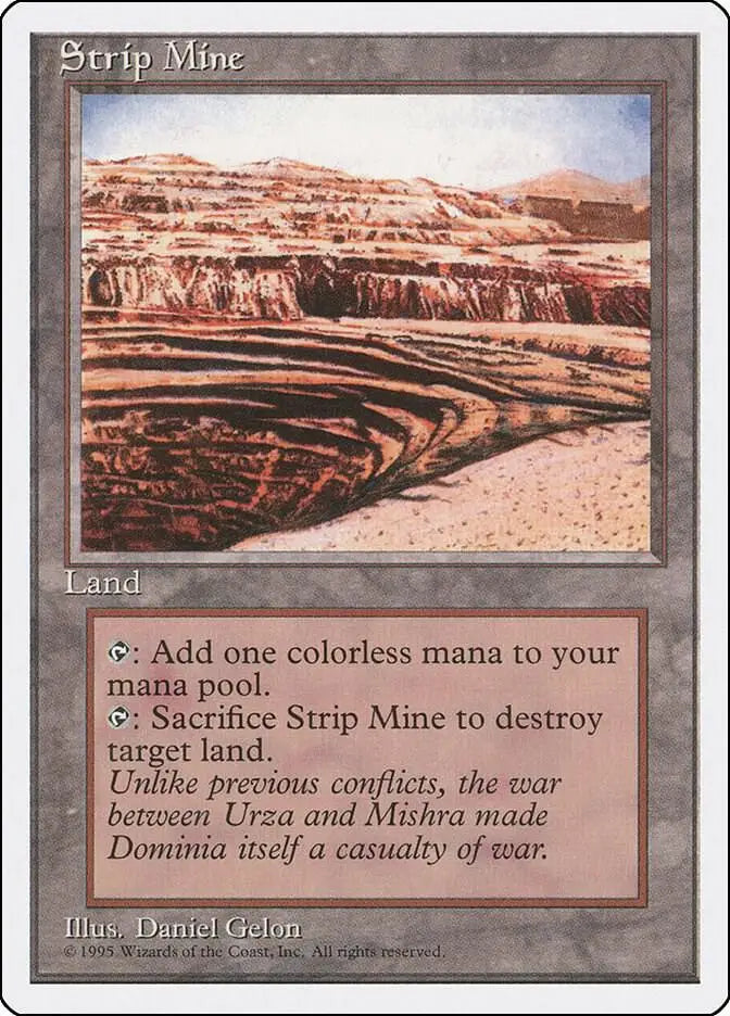 Strip Mine [Forth Edition] Moderately Played - Other