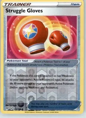 Struggle Gloves - SWSH03: Darkness Ablaze - 171/189 - Reverse Holo LP - Pokémon Card Single