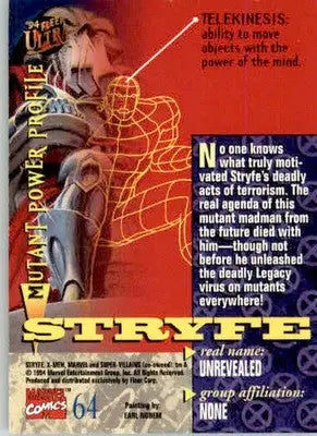 Stryfe - 1994 Ultra X-Men - #64 - Non_sport - Non-Sports Card Single