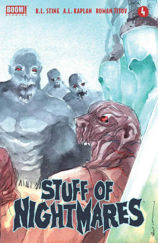 Comic book cover of Stuff of Nightmares featuring monstrous creatures, perfect for trading card fans