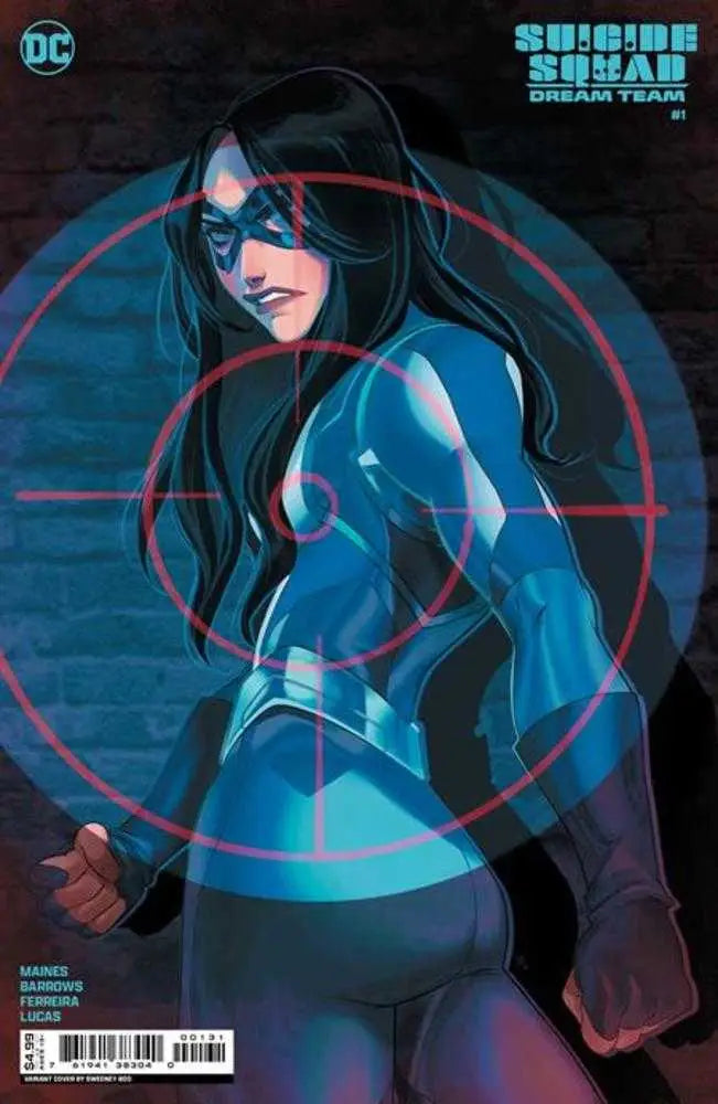 Comic book cover of Suicide Squad Dream Team #1 featuring a blue-costumed superhero