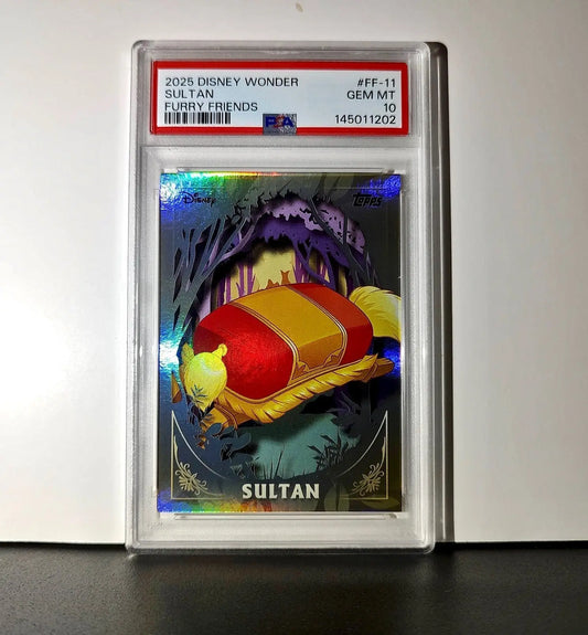 Sultan 2025 Topps Disney #FF-11 Furry Friends Beauty and the Beast PSA 10 GM - Non-Sports Card Single