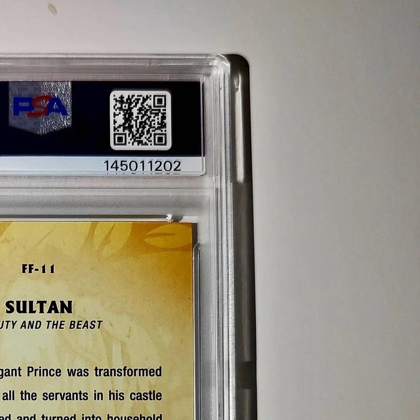 Sultan 2025 Topps Disney #FF-11 Furry Friends Beauty and the Beast PSA 10 GM - Non-Sports Card Single