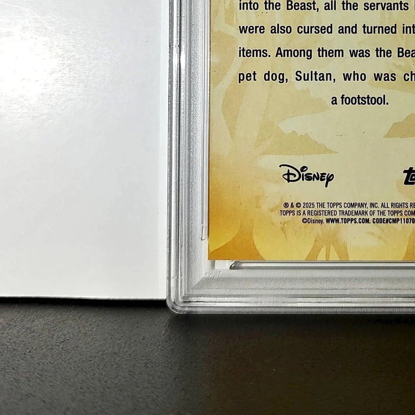 Sultan 2025 Topps Disney #FF-11 Furry Friends Card Beauty and the Beast PSA 10 - Non-Sports Card Single