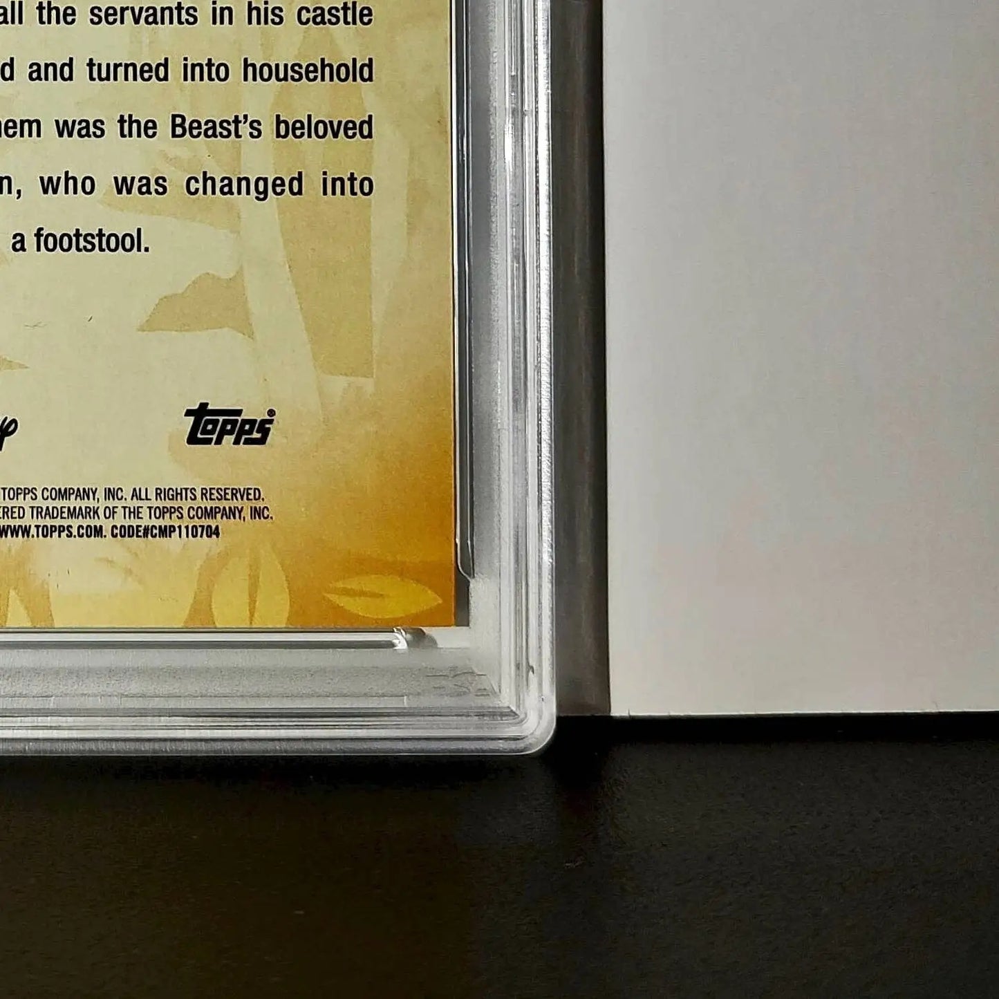 Sultan 2025 Topps Disney #FF-11 Furry Friends Card Beauty and the Beast PSA 10 - Non-Sports Card Single