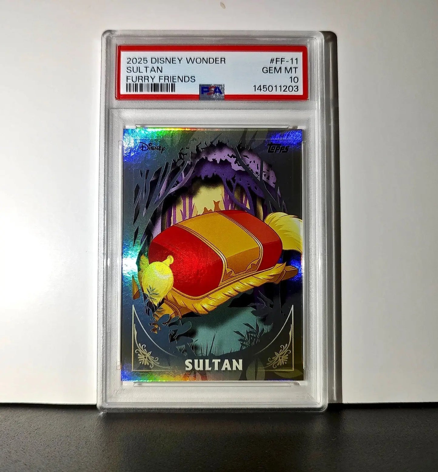 Sultan 2025 Topps Disney #FF-11 Furry Friends Card Beauty and the Beast PSA 10 - Non-Sports Card Single