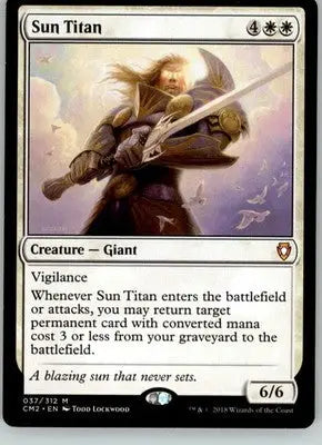 Sun Titan - Commander Anthology Volume II - 37 - NM Magic: The Gathering - Magic Card Single