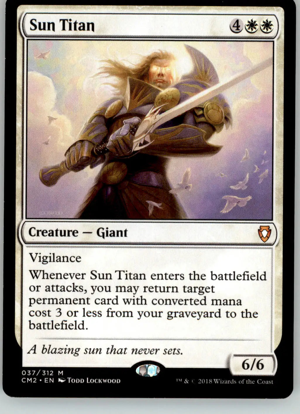 Sun Titan - Commander Anthology Volume II - 37 - NM Magic: The Gathering - Magic Card Single
