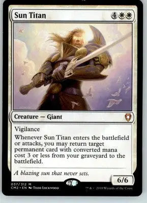 Sun Titan - Commander Anthology Volume II - NM - #37 - Magic Card Single