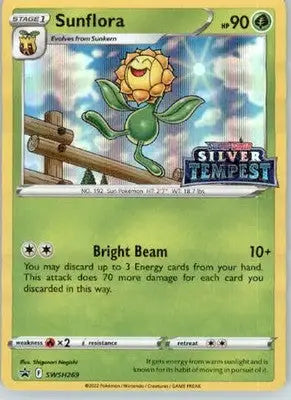 Sunflora - SWSH: Sword & Shield Promo Cards - SWSH269 - Prerelease Holo NM - Pokémon Card Single